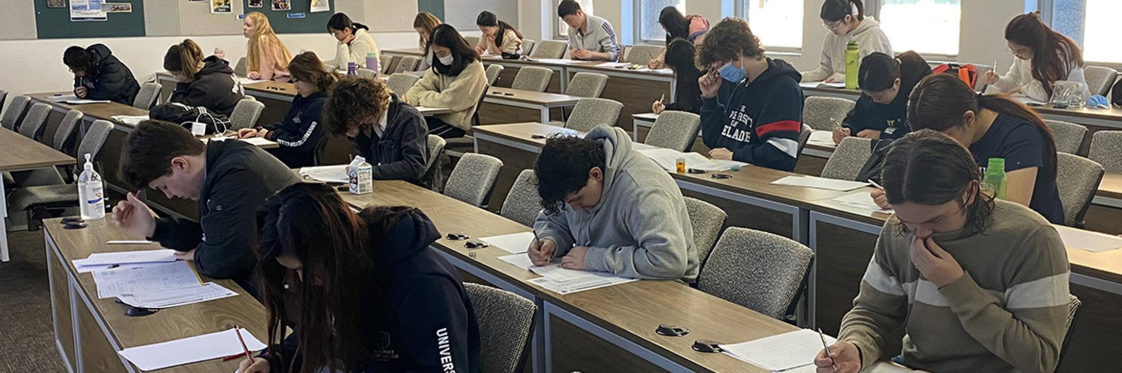 Students in class
