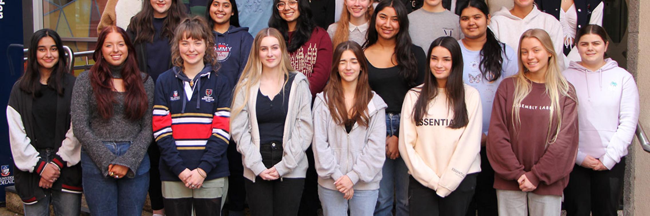 Students on campus