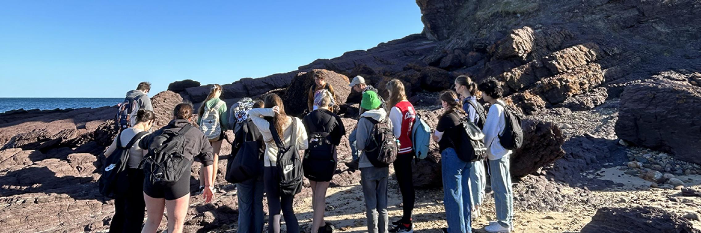 Students on excursion