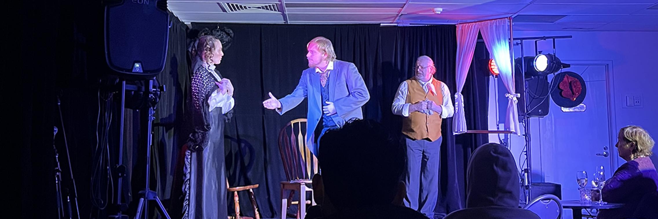 Actors on stage