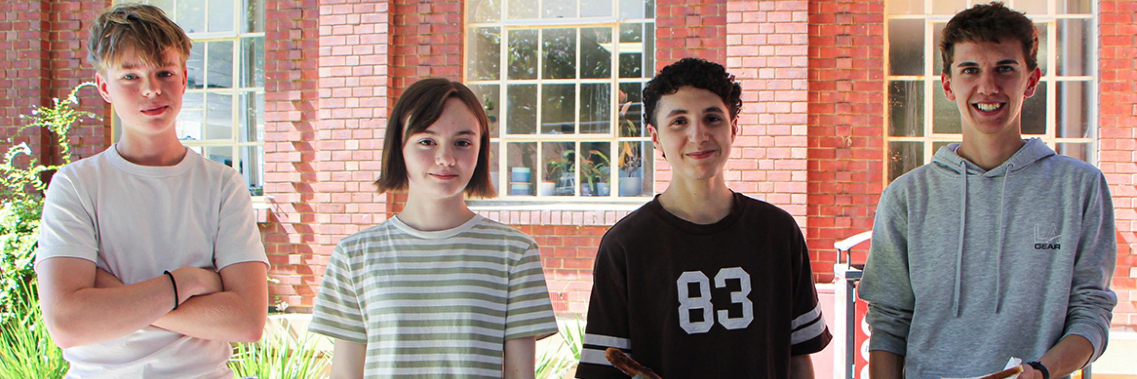 Students at event