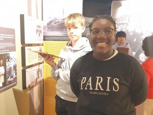 Students at event