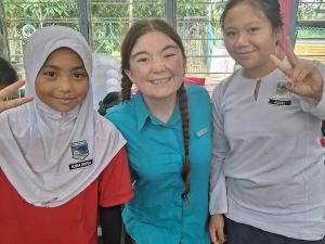 Students on trip