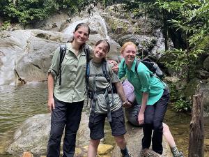 Student on trip