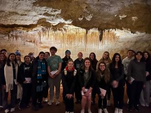 Students on camp
