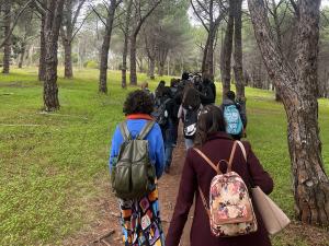 Students on excursion