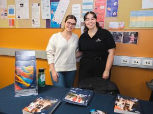 Students at event