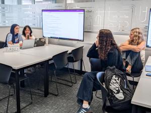 Students in class