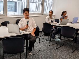 Students in class