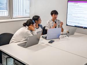 Students in class