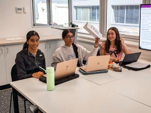 Students in class
