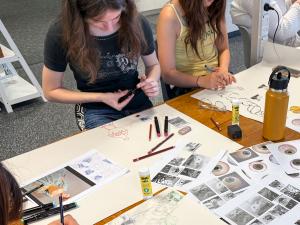 Students in class