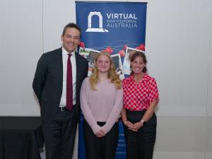 Students at event
