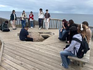 Students on excursion