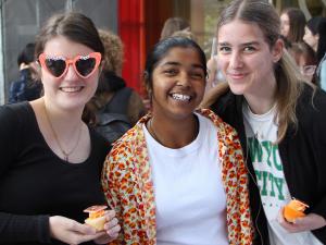 Students at event