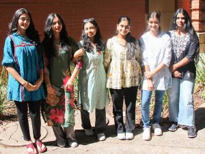 Students at event