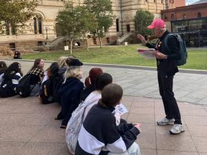 Students on excursion