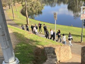 Students on excursion