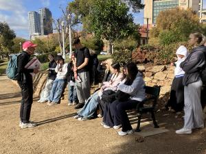 Students on excursion