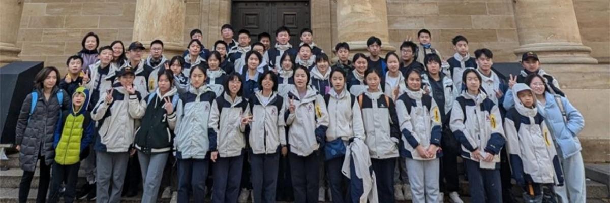 Students on excursion