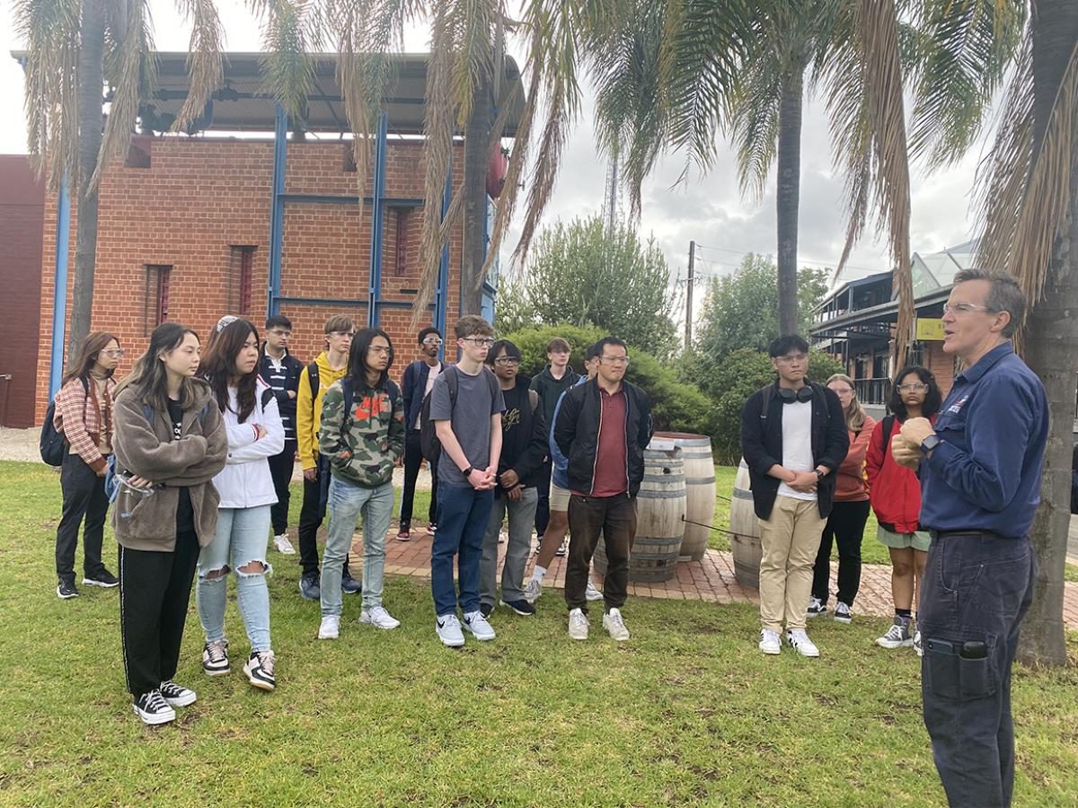 Students on excursion