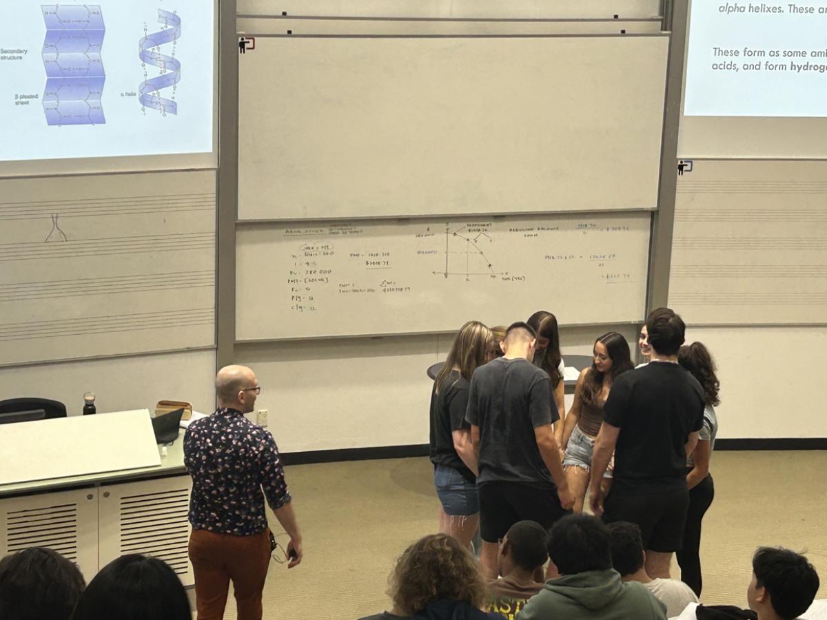 Students in class