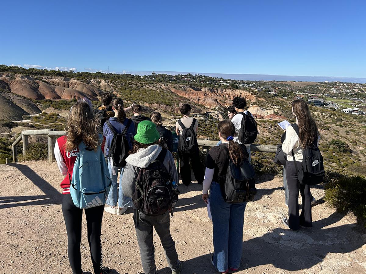 Students on excursion