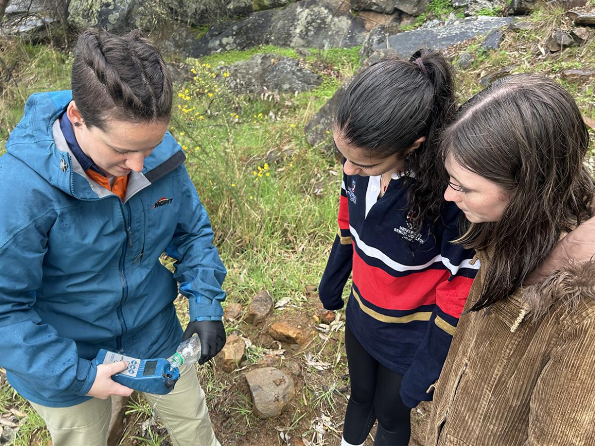 Students on excursion