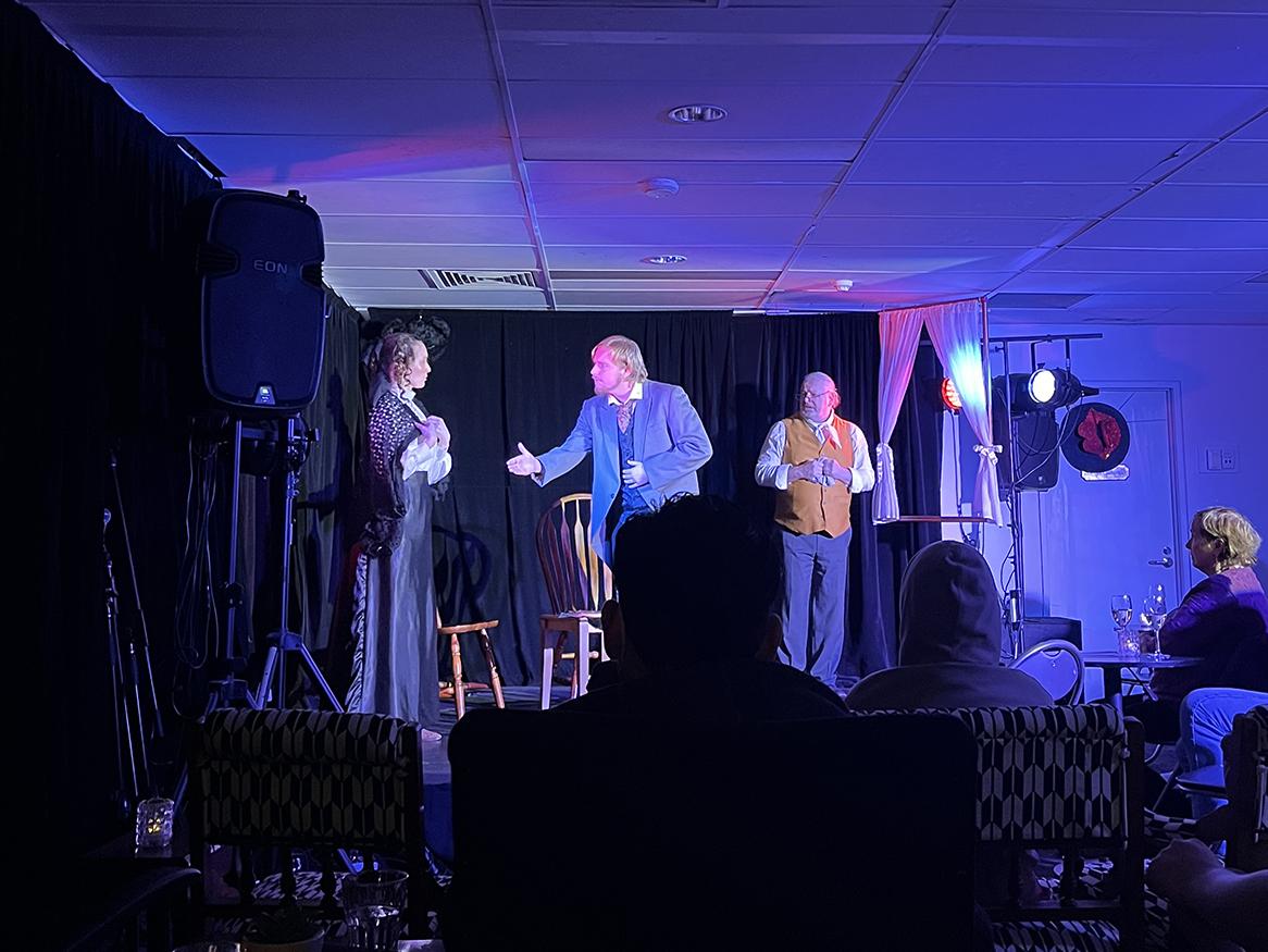 Actors on stage