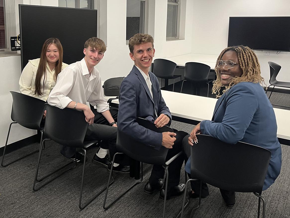 Students at Mock Trial
