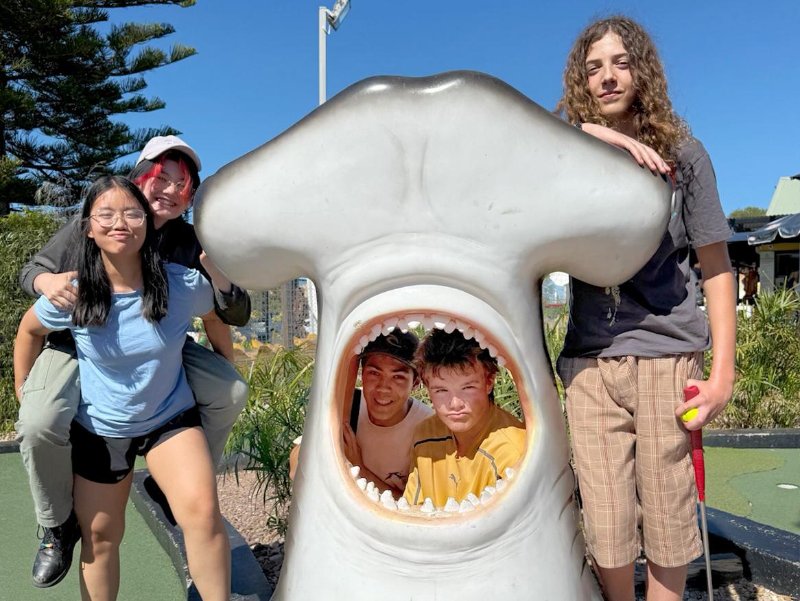 Students on excursion